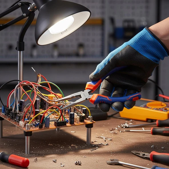 WORKPRO WP201007 200MM/160MM Profesyonel 3’lü Pense Seti - Resim 4