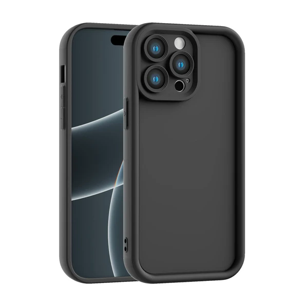 iPhone 13 PRO Uyumlu Kamera Çıkıntılı Mat Silikon Telefon Kılıfı ürün görseli