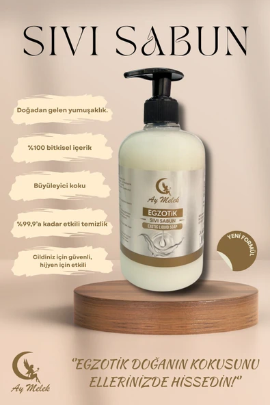 Doğal Sıvı Sabun Egzotik Meyve Kokulu Ferahlatıcı Ve Arındırıcı Etki 500ml - Resim 2