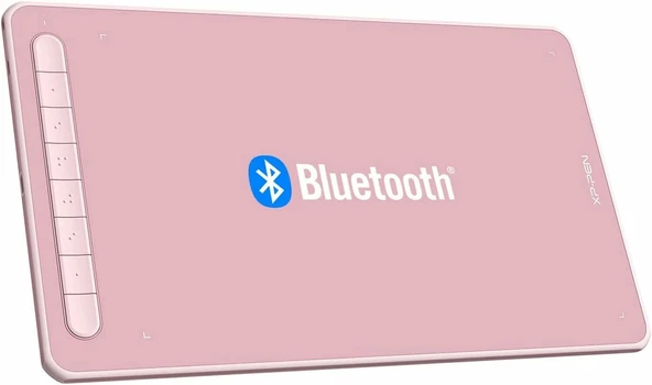 XP-Pen Deco LW Bluetooth Kablosuz Grafik Çizim Tableti 10x6  - Pembe ürün görseli 1