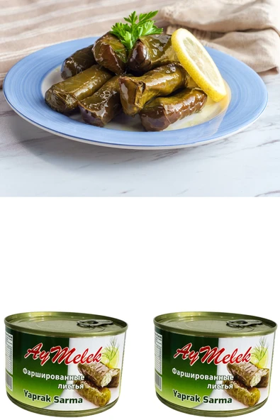 Yaprak Sarma (2 KUTU) Yerli Üretim 400 gr Doğal Besin Deposu Hazır Yemek - Resim 2