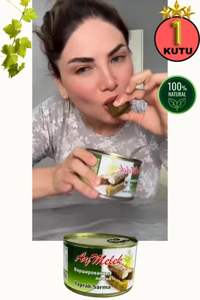 Yaprak Sarma (1 Kutu) Yerli Üretim 400 Gr Doğal Besin Deposu Hazır Yemek ürün görseli