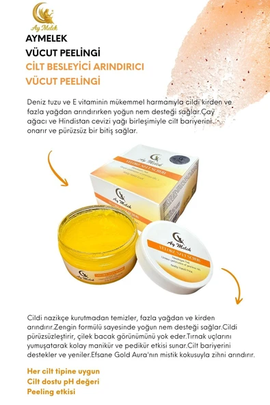 Sleek Body Scrub Besleyici Arındırıcı Nemlendiricili Vücut Peelingi Etkili Scrap - Resim 2