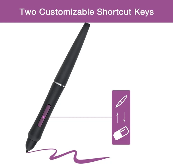 Artisul P58B Pilsiz Dijital Kalem D13S, D16, M0610Pro ve D16Pro Uyumlu - Resim 3