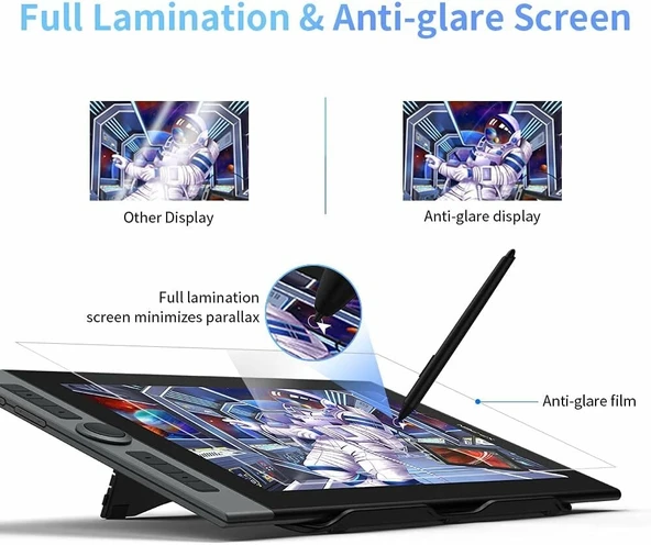 XP-Pen Artist Pro 16 Tam Lamine Grafik Çizim Tableti - 15.4 Inc - Resim 3