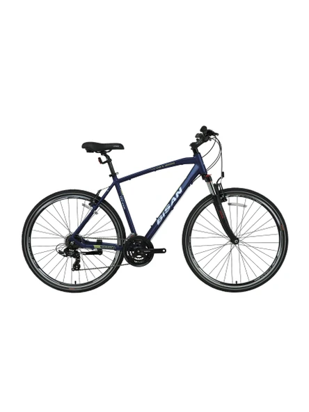 Bisan TRX8100 700C 50cm Kadro Trekking Bisikleti Lacivert / Beyaz ürün görseli