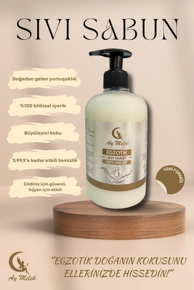 Doğal Sıvı Sabun Egzotik Meyve Kokulu Ferahlatıcı Ve Arındırıcı Etki 500ml - Resim 5