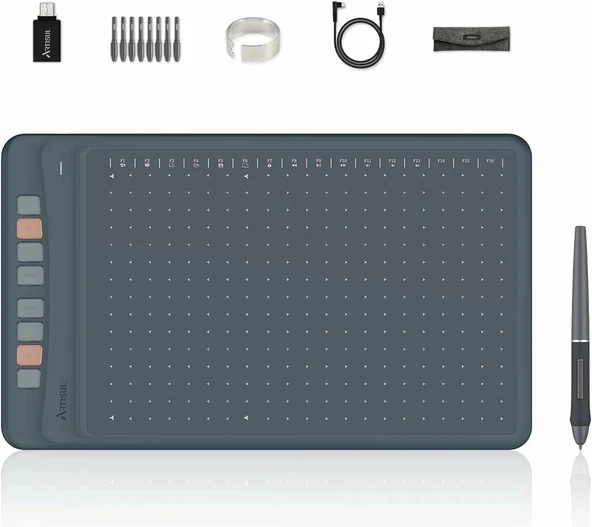 Artisul A1201 12 Inc Grafik Çizim Tableti - 8192 Seviye Basınçlı Pilsiz Kalem ürün görseli 1
