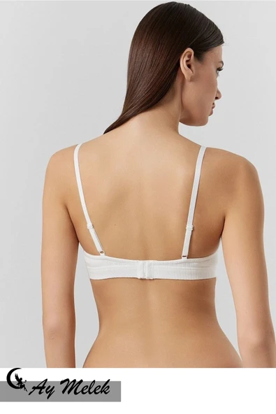 Kadın Sütyen Dantelli Çamaşır Desteksiz Toparlayıcı İç Giyim - Resim 2