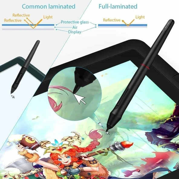 XP-Pen Artist 15.6 Pro Eğim Destekli Grafik Çizim Tableti - Resim 2