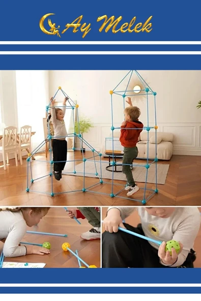 Çocuk Oyun Çadırı Kurulumlu | Eğitici ve Eğlenceli Aktivite Çadırı ürün görseli