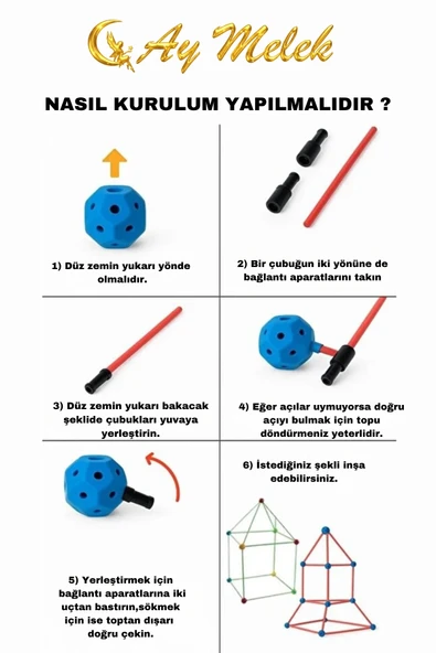 Çocuk Oyun Çadırı Kurulumlu | Eğitici ve Eğlenceli Aktivite Çadırı - Resim 3