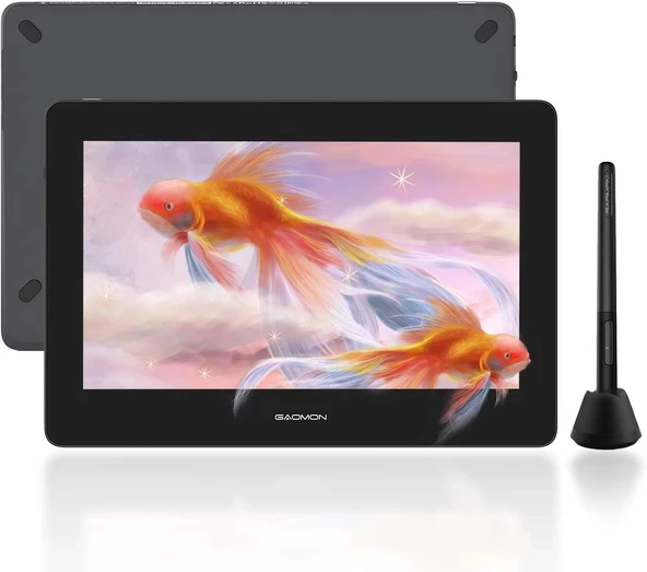 GAOMON PD1220 11.6 Inc Grafik Çizim Tableti - Kömür Grisi ürün görseli 1