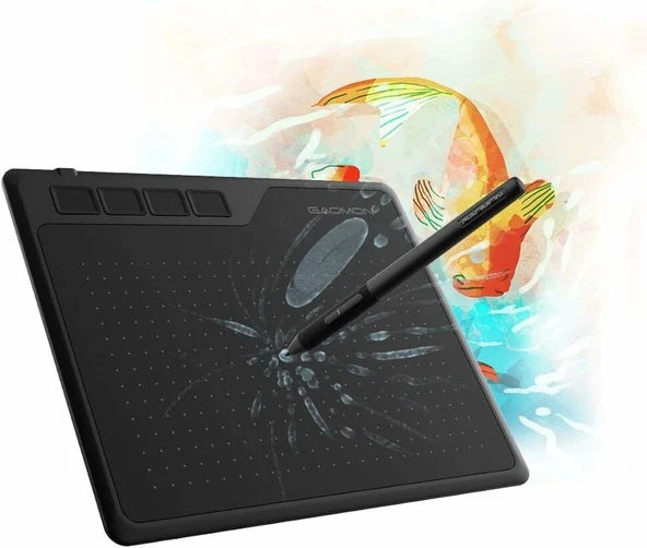 GAOMON S620 6.5x4 Inc Grafik Tablet - 8192 Pasif Kalem 4 Ekspres Tuş ürün görseli 1