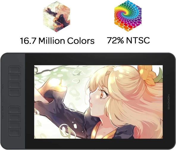 GAOMON PD1161 11.6 Inc Çizim Monitörü, Kalem Ekranı, Grafik Tableti - Resim 2