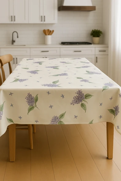Dertsiz Leke Tutmaz Masa Örtüsü - Resim 4