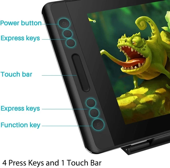 HUION KAMVAS Pro 12 GT-116 Grafik Çizim Monitörlü Çizim Tableti - Resim 3