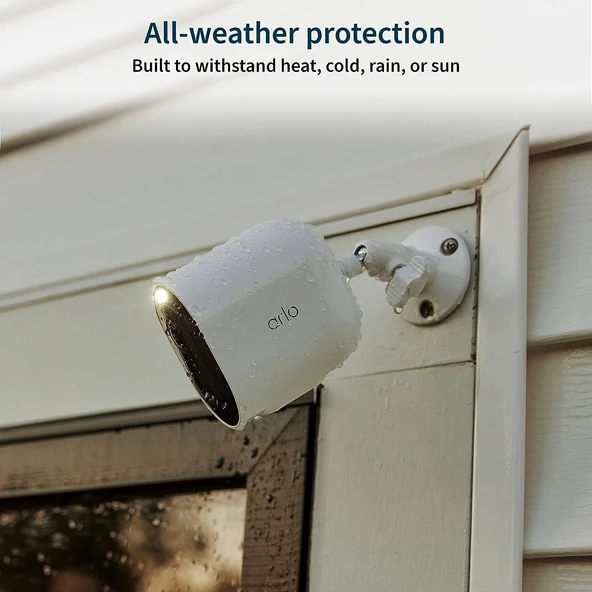 Arlo Pro 5S 2K Spot Işığı Kamerası - 1 Paket - Güvenlik Kamerası, Beyaz - Resim 4