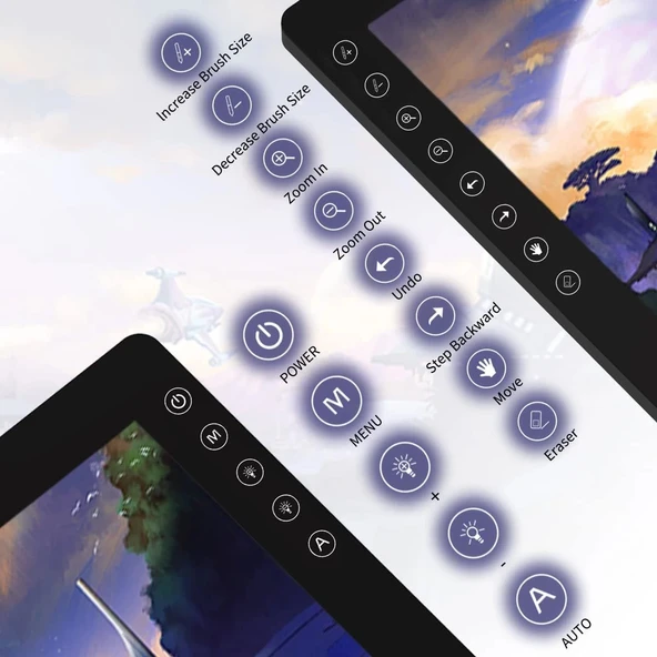 GAOMON PD2200 %130 sRGB Tam Lamine Kalem Ekran - Resim 2