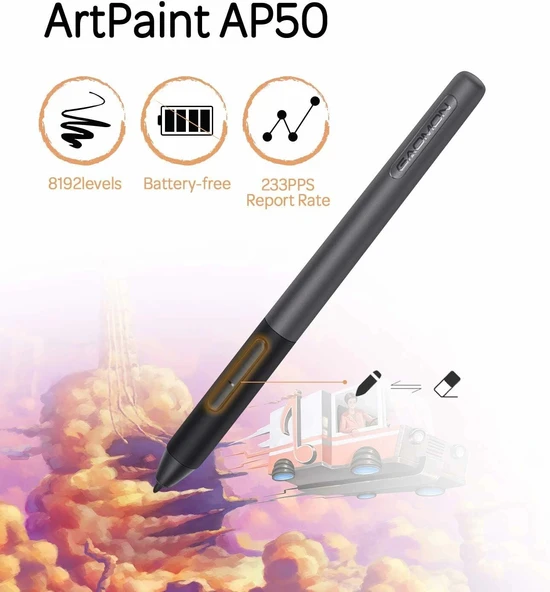 GAOMON PD1561 15.6 Inc Full HD IPS Kalem Ekran - Resim 2