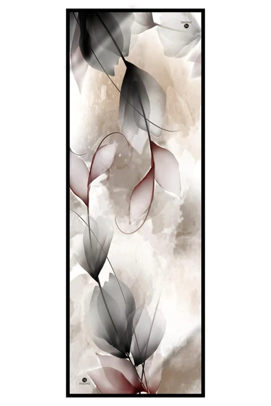 SÜVARİ ŞAL ÇİÇEK DESENLİ SİYAH - ŞARABİ RENKLİ 75X210 ŞAL İTALYAN DİKİŞLİ - Resim 3