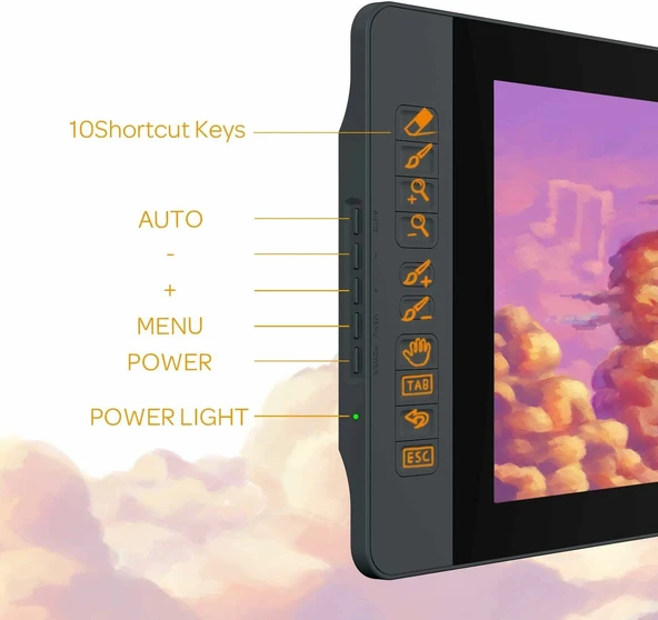 GAOMON PD1561 15.6 Inc Full HD IPS Kalem Ekran - Resim 3