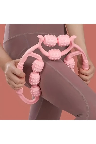 ÜRETİCİDEN HALKA! 9 Tekerlekli Masaj Aleti (Selüloit Giderici, Dinlendirici, Kas Gevşetici) - Resim 2