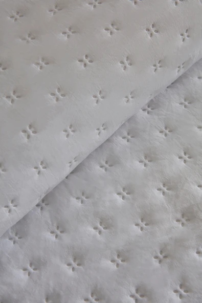 Karaca Home Breeze Soft Yatak Örtüsü Çift Kişilik Offwhite - Resim 12