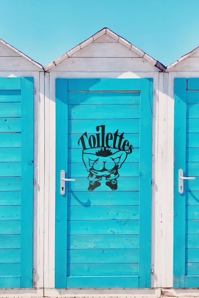 PAMUK'S DESİGN Dekor Tuvalet Wc Eğlenceli Dekorasyon 20 Cm ( Büyük Boy ) - Resim 4