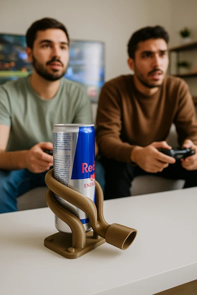 PAMUK'S DESİGN Dekoratif Tasarım Meşrubat Tutucu Pratik 18 X 13 Cm - Resim 4