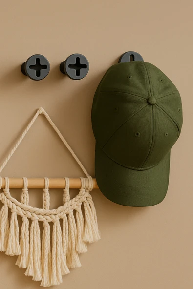 PAMUK'S DESİGN Dekoratif Vida Askı Modern Genç Odası Antre Giriş Pratik Ev Gereçleri 10 X 8 Cm ürün görseli