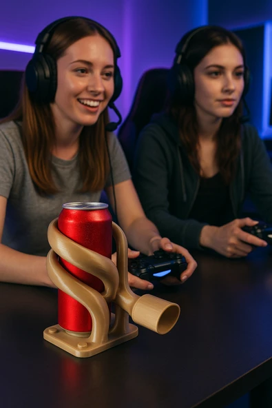 PAMUK'S DESİGN Dekoratif Tasarım Meşrubat Tutucu Pratik 18 X 13 Cm - Resim 5