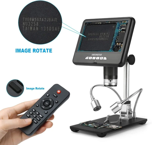 Andonstar AD207 - 7 Inc LCD Ekranlı USB Elektronik Mikroskop - Resim 4