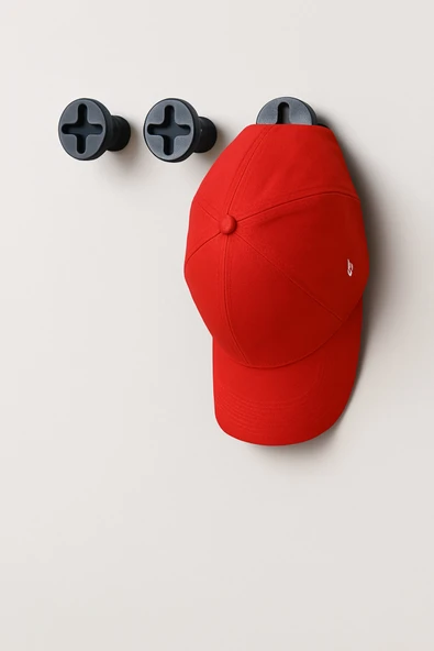 PAMUK'S DESİGN Dekoratif Vida Askı Modern Genç Odası Antre Giriş Pratik Ev Gereçleri 10 X 8 Cm - Resim 3