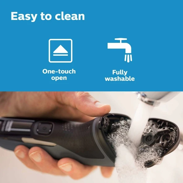 Philips Norelco Serisi 2300 Şarj Edilebilir Elektrikli Tıraş Makinesi S1211/81 - Resim 4