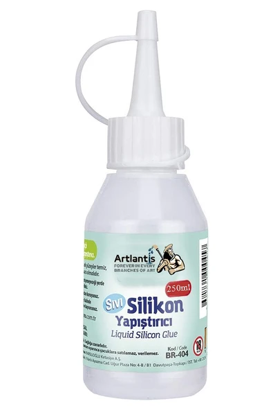 Sıvı Silikon Yapıştırıcı 250 ml 1 Adet Brons Silikon Yapıştırıcı Sıvı 250 gr Plastik Cam Mermer Kağıt Karton Tahta Köpük ürün görseli