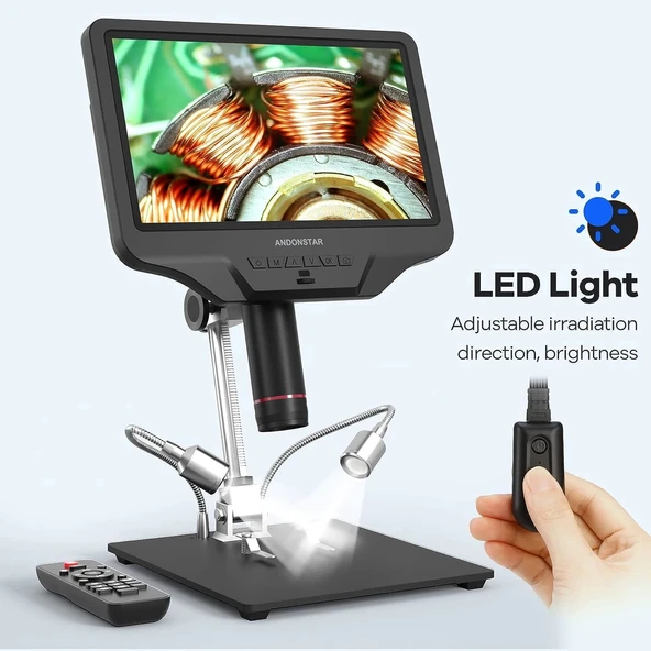 Andonstar AD409 10.1 Inc LCD Ekranlı HDMI Dijital Mikroskop - Resim 3