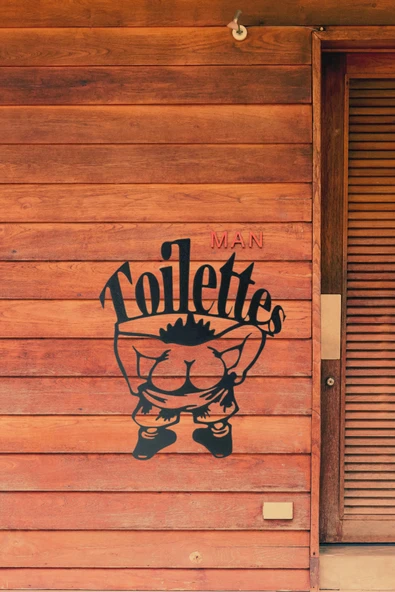 PAMUK'S DESİGN Dekor Tuvalet Wc Eğlenceli Dekorasyon 20 Cm ( Büyük Boy ) - Resim 5