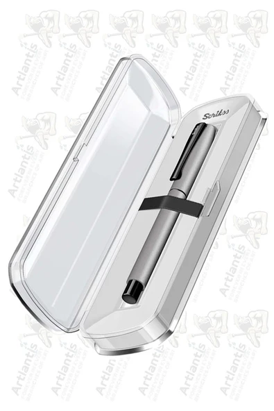 Karnaval Roller Mavi Pilot Kalem Gümüş Gri Renkli Kristal Hediye Kutulu 1 Adet Hediye Kutulu Roller Pilot Kalem ürün görseli