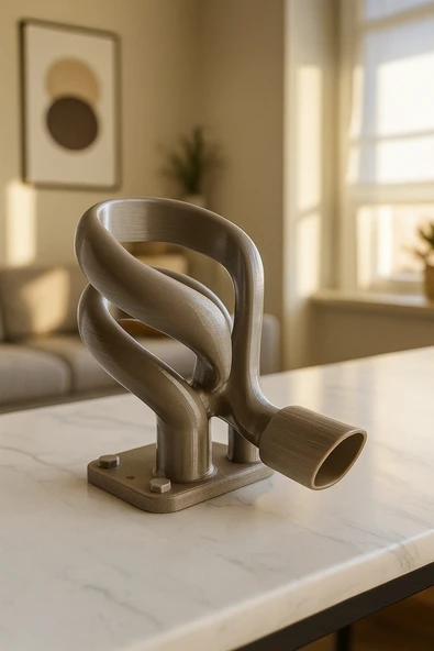 PAMUK'S DESİGN Dekoratif Tasarım Meşrubat Tutucu Pratik 18 X 13 Cm - Resim 2