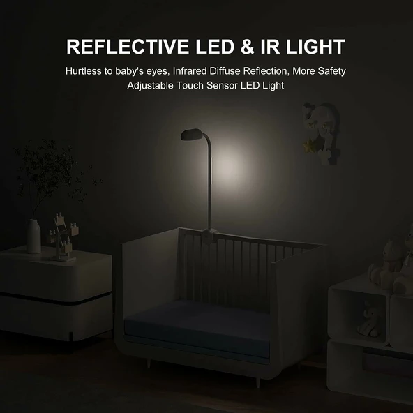 Cheego Akıllı Bebek Monitörü ve Klipsli Montaj-HD Kamera ve Ses - Resim 3