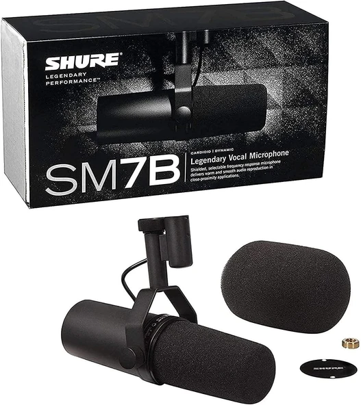Shure SM7B Vokal Dinamik Mikrofon - Resim 2