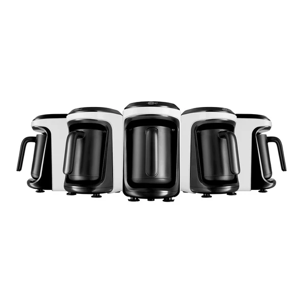 Karaca Hatır Hüp Otomatik Türk Kahve Makinesi – 5 Fincan Kapasiteli, Taşma ve Isınma Emniyetli, Krem Renk Plastik Cezveli - Resim 2