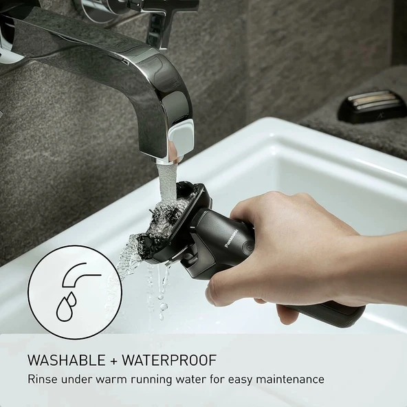 Panasonic ARC6 Altı Bıçaklı Elektrikli Tıraş Makinesi - Şarj İstasyonlu - Resim 4