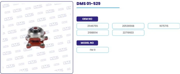 Renault Truck Fan Baglantısı (skf Rulmanlı) - Volvo - Fm11 / Renault - Demosan 01-529 ürün görseli