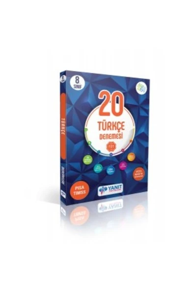 8 Sınıf Lgs 20 Türkçe Denemesi Video Çözümlü 2022 Baskı ürün görseli