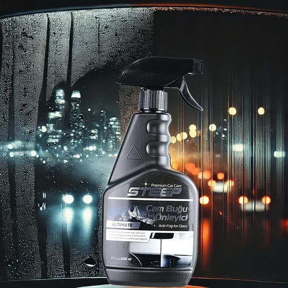 STEEP Ultimate Cam Buğu ve Leke Önleyici 500 Ml Mikrofiber Uygulama Bezi 40x40 - Resim 4