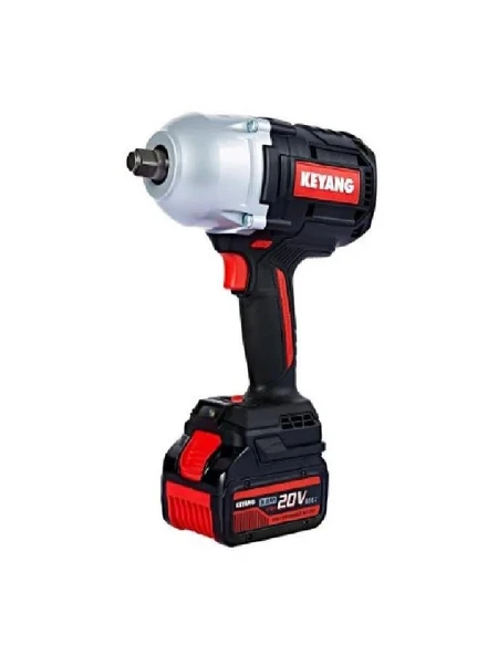 KEYANG IW20BLH AKÜLÜ DARBELİ SOMUN SIKMA SÖKME SİYAH 18 V 5 Ah 1000 nm - Resim 4