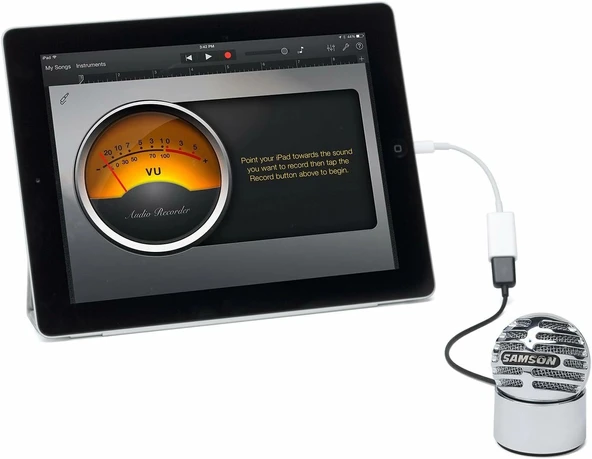 Samson Meteorite USB Kondenser Mikrofon, Krom - Resim 4