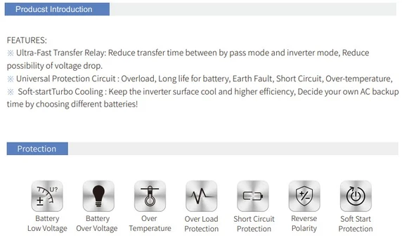 LEXRON - İnges 12 VOLT 2000 WATT 2 KW UPS ŞEBEKEDEN ŞARJ EDİLEBİLİR İNVERTER İNVERTÖR - KARAVAN - Resim 2